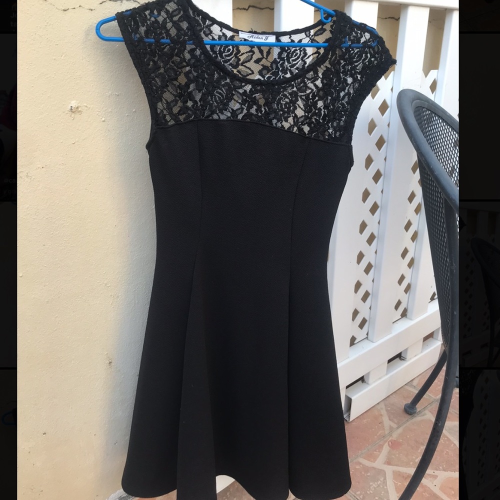 Aiden Y Black Kids Dress🖤